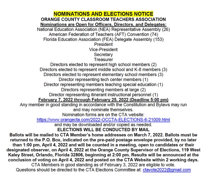 elections 2022 notice